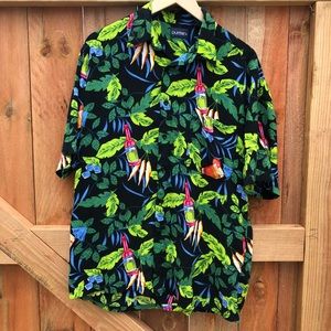 🌟 Puritan Men’s Medium Hot Sauce Button Down